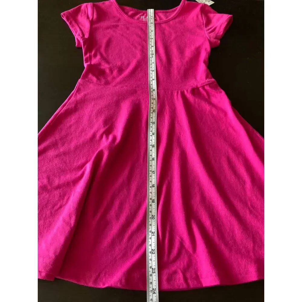 NWT The Children's Place Basic Pink Girls Dress SzS (5/6)
